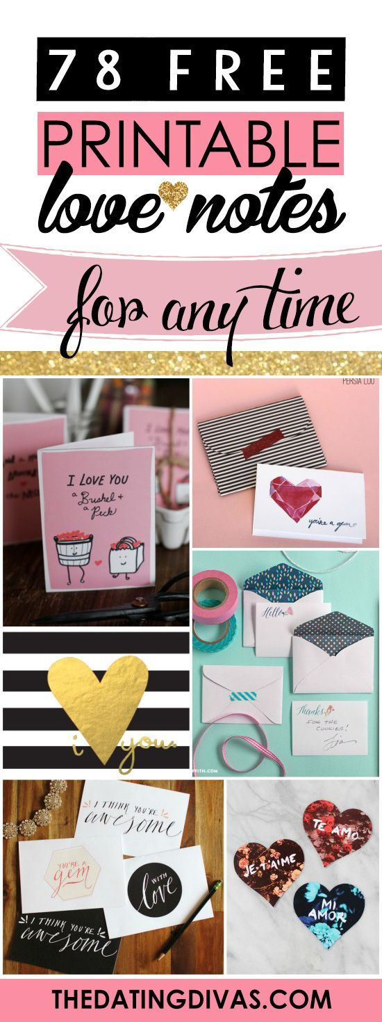 Free Printable Love Notes For Valentine&amp;#039;S Day regarding Free Printable Love Cards