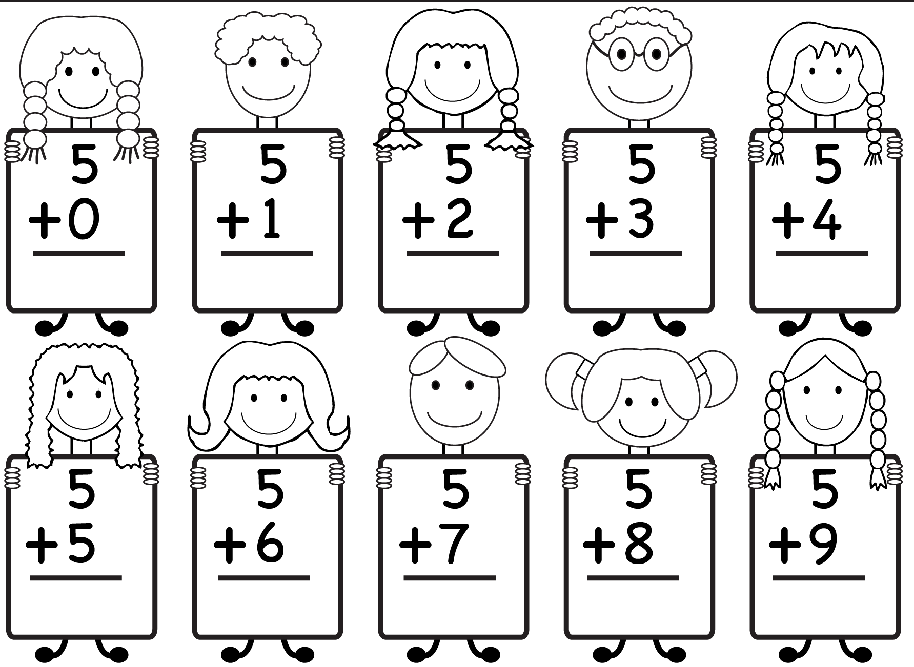 Free Printable Math Kindergarten Worksheets intended for Free Printable Kinder Math Worksheets