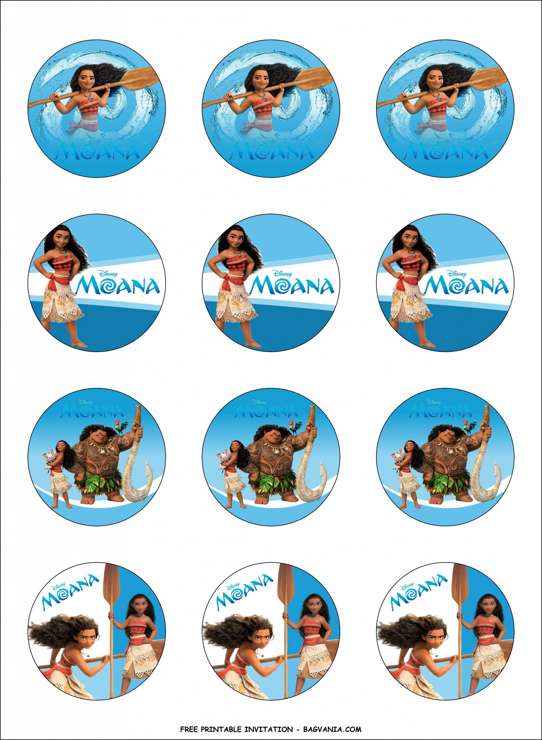 Free Printable Moana Birthday Party Kits Templates | Moana throughout Moana Free Printables