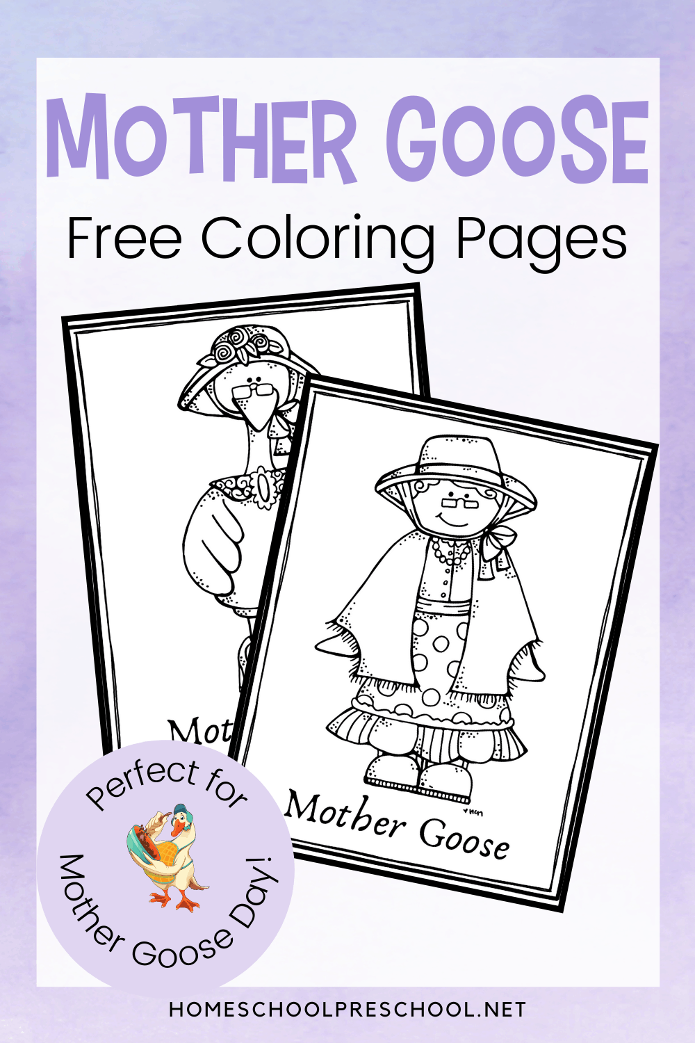 Free Printable Mother Goose Coloring Pages For Kids intended for Mother Goose Coloring Pages Free Printable