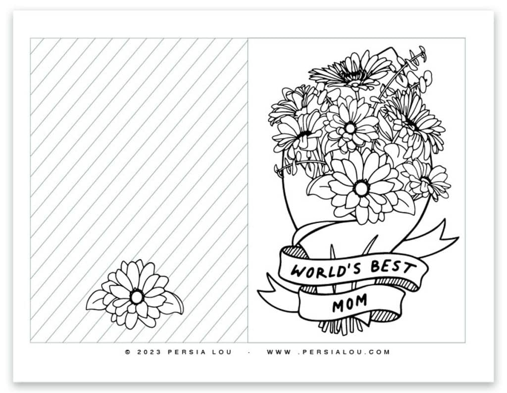 Free Printable Mother&amp;#039;S Day Cards To Color throughout Free Printable Mothers Day Coloring Cards