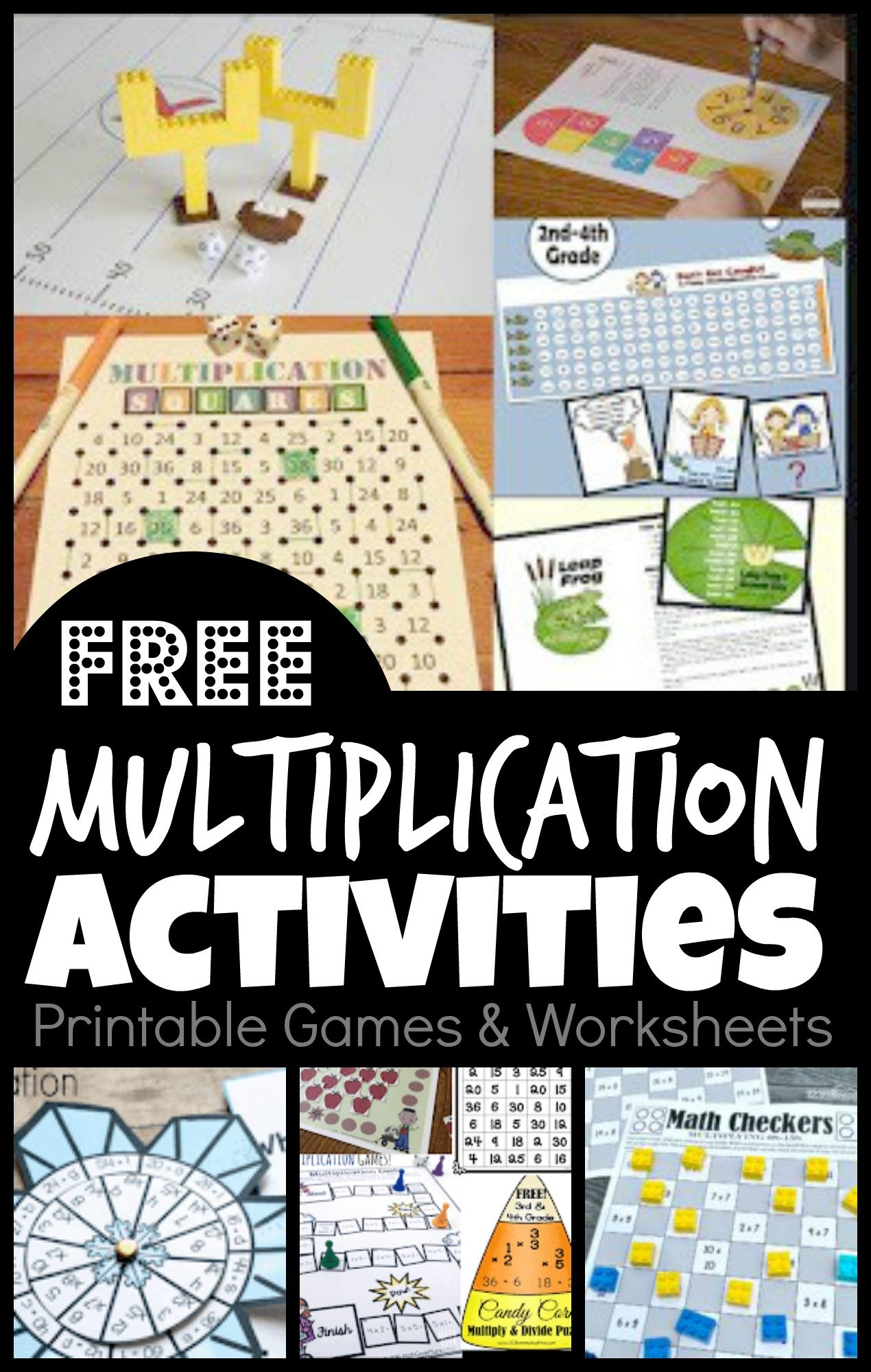 Free Printable Multiplication Games And Activities in Free Printable Maths Games
