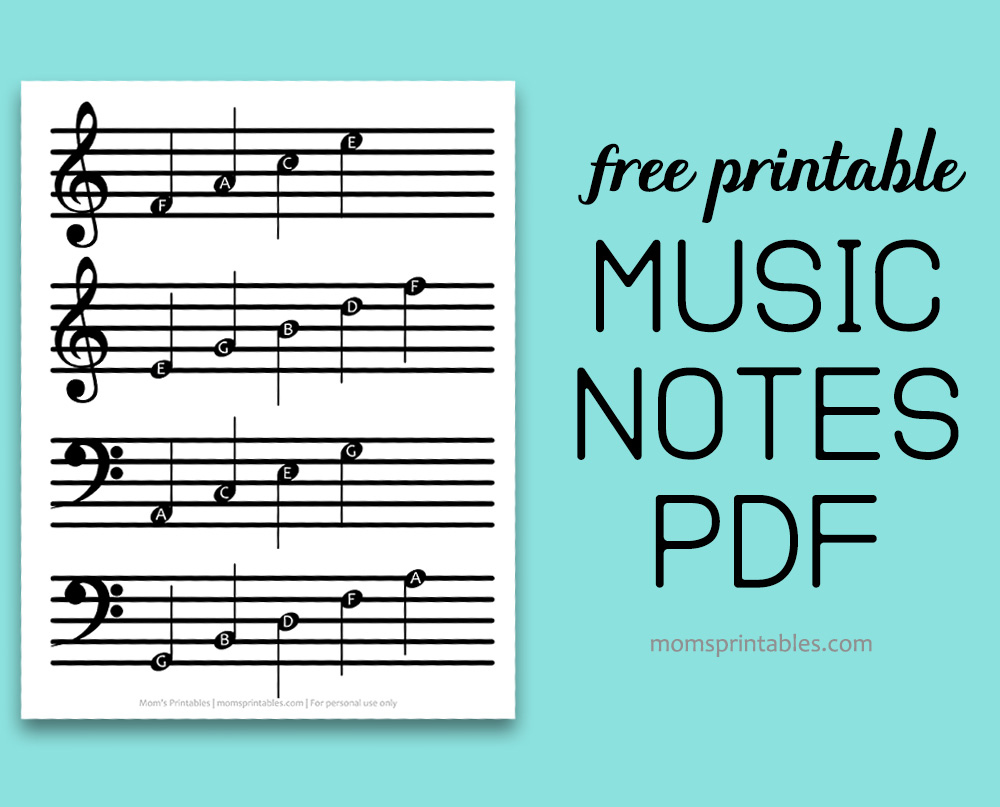 Free Printable Music Notes Worksheets - Mom&amp;#039;S Printables regarding Free Printable Music Notes Templates