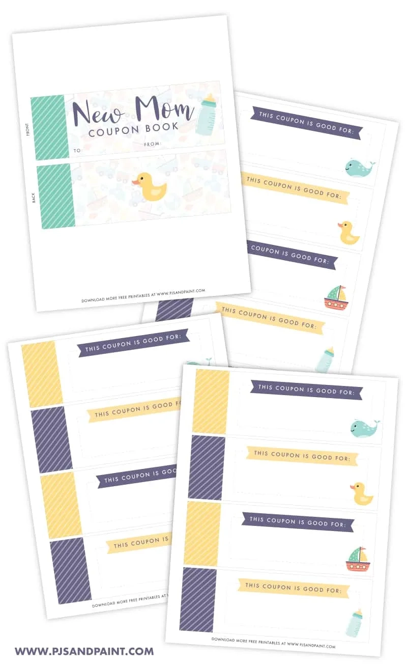 Free Printable New Mom Coupon Book - Printable Baby Shower Gift with Free Printable Coupons For Baby Diapers