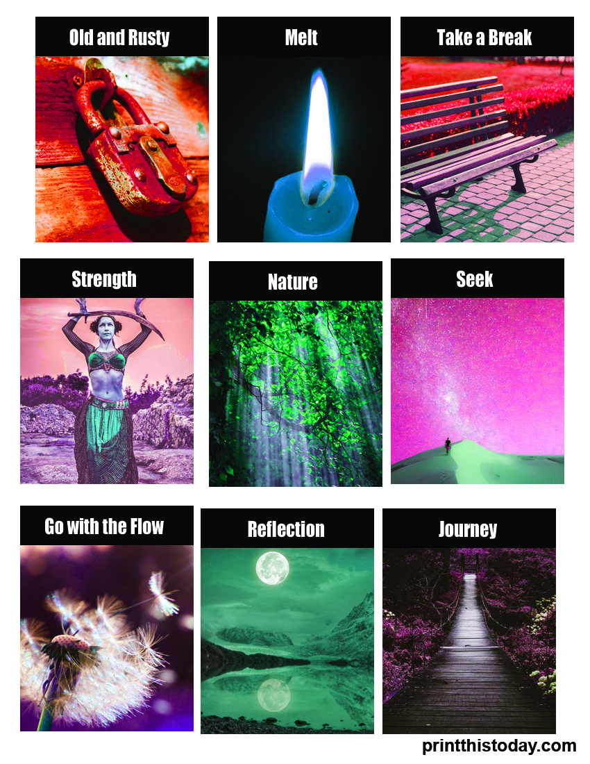 Free Printable Oracle Cards Divination Deck pertaining to Free Printable Oracle Cards