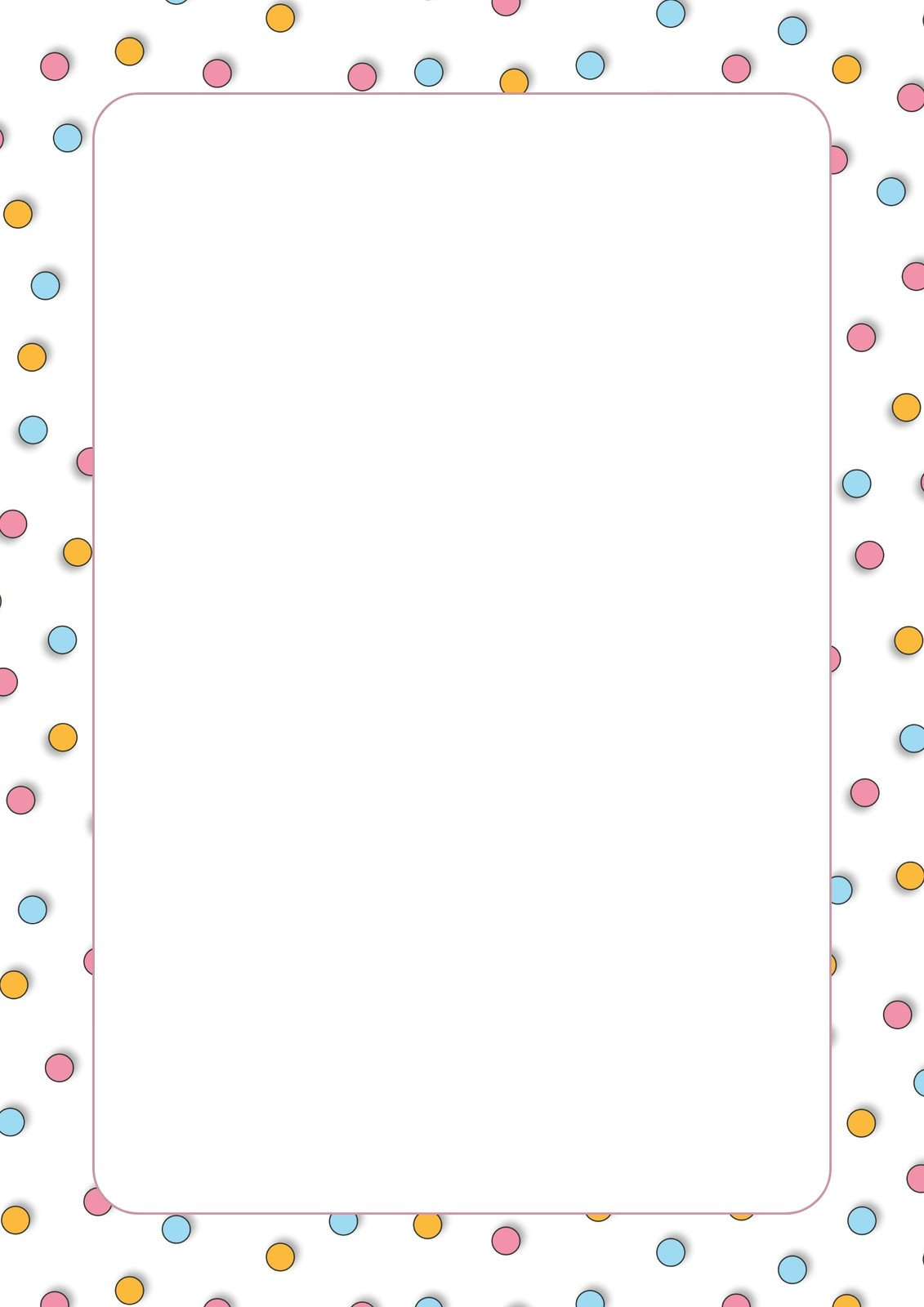 Free Printable Page Border Templates You Can Customize | Canva intended for Free Printable Border Paper