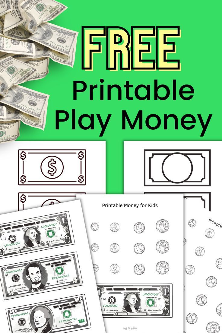 Free Printable Play Money For The Classroom | Printable Play Money with regard to Free Printable Play Dollar Bills