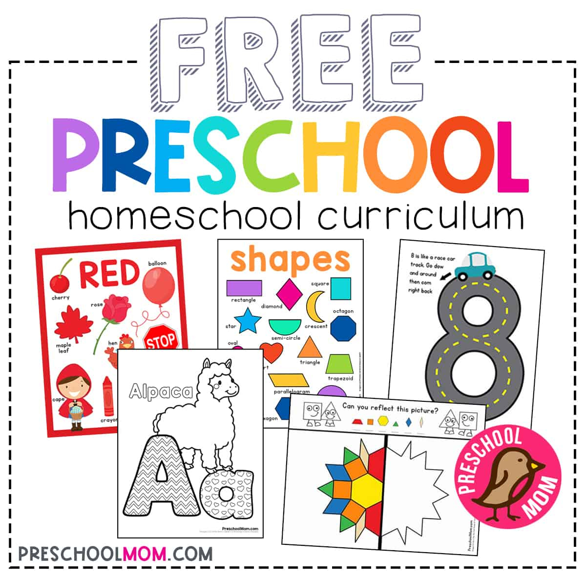 Free Printable Preschool Worksheets - Preschool Mom inside Free Printable Activities For Preschoolers