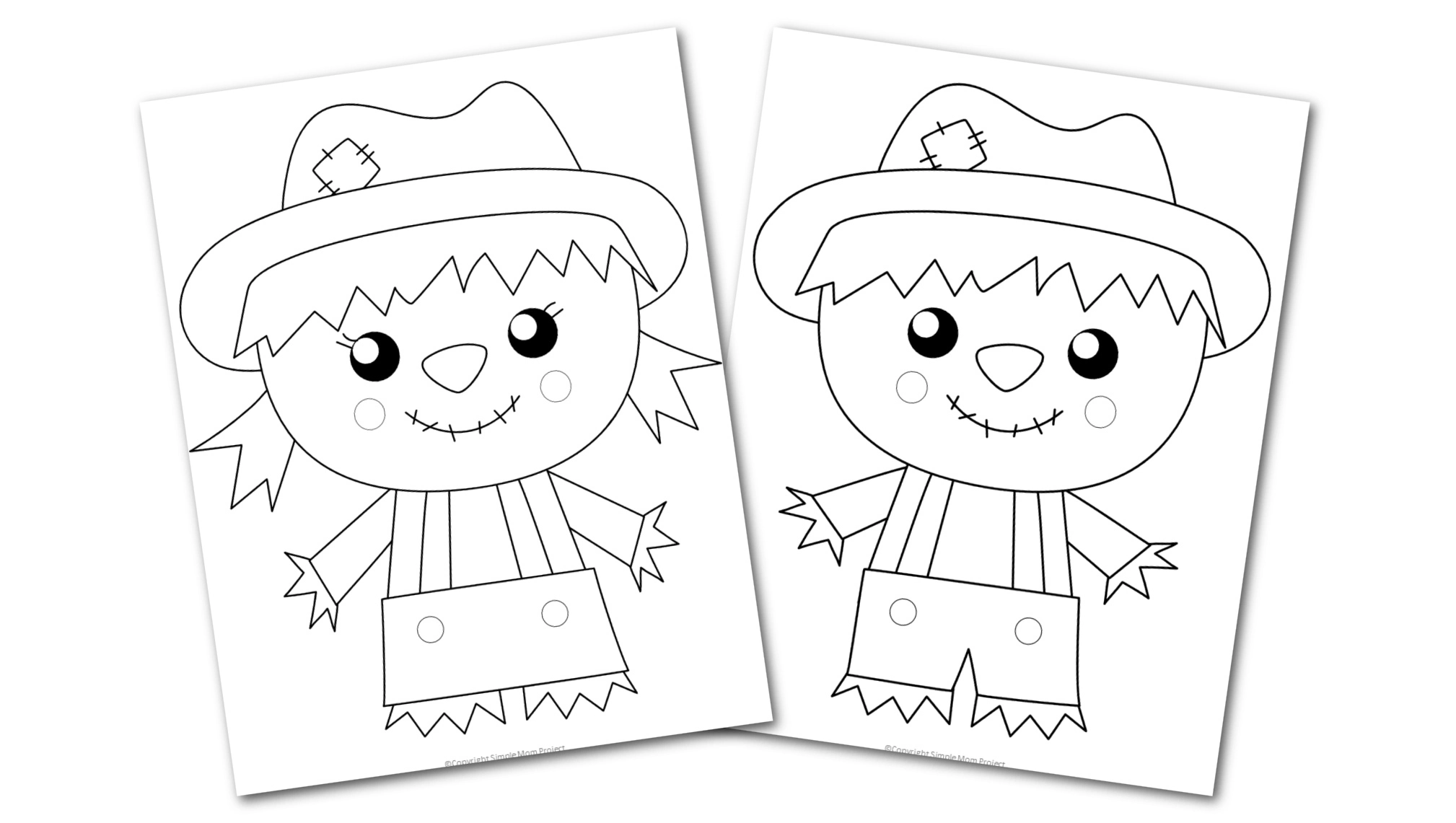 Free Printable Scarecrow Template – Simple Mom Project regarding Free Scarecrow Template Printable