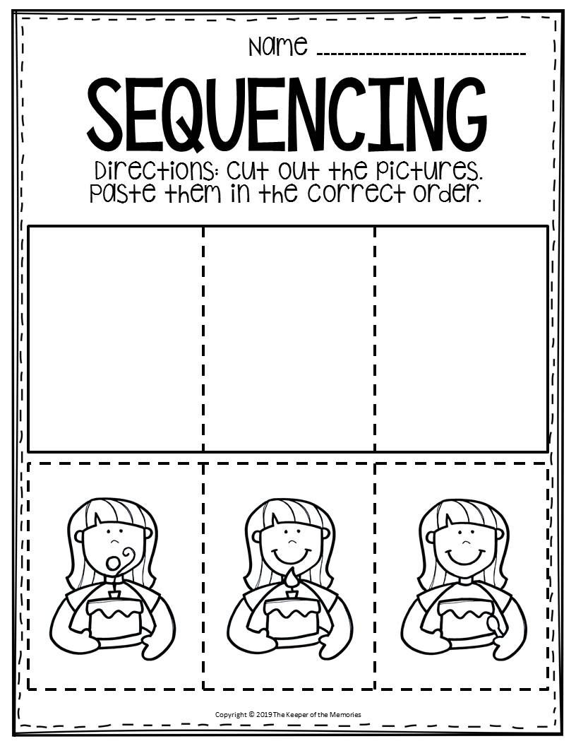 Free Printable Sequence Of Events Worksheets with Free Printable Sequencing Worksheets For Kindergarten