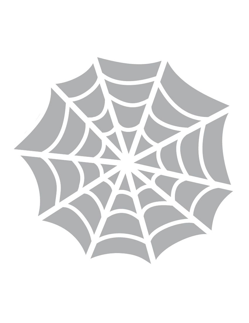 Free Printable Spider Web Stencil intended for Spider Web Stencil Free Printable