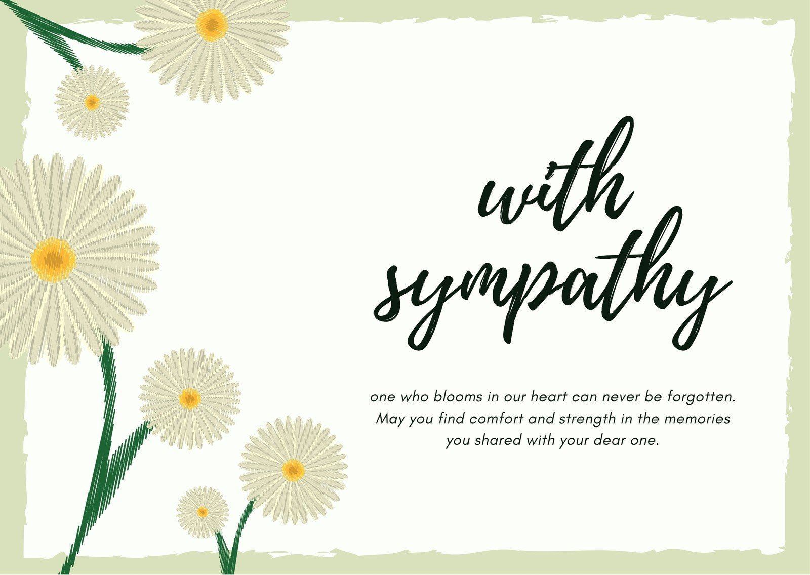 Free Printable Sympathy Card Templates To Customize | Canva in Free Printable Sympathy Cards