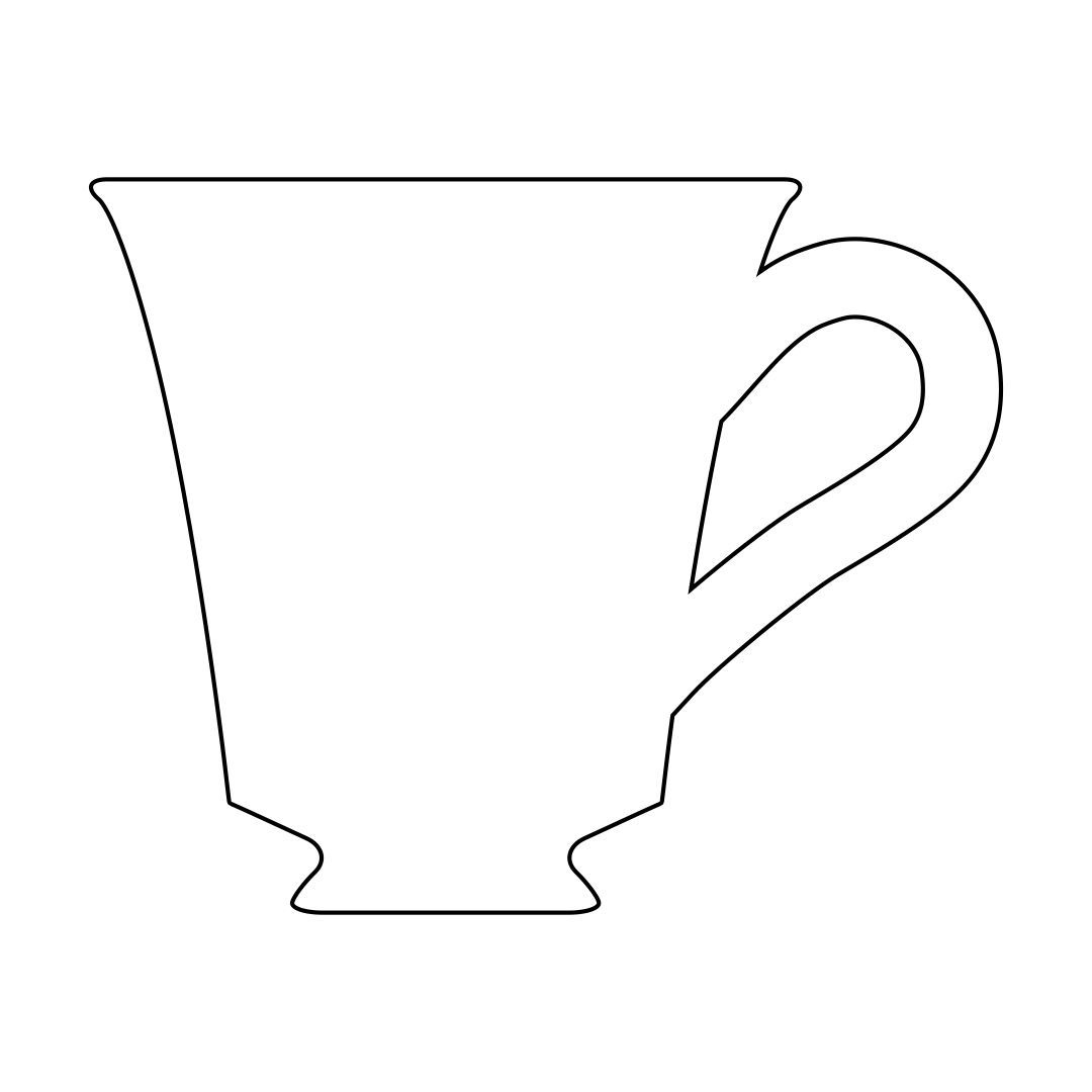 Free Printable Tea Cup Template intended for Free Printable Teacup Template