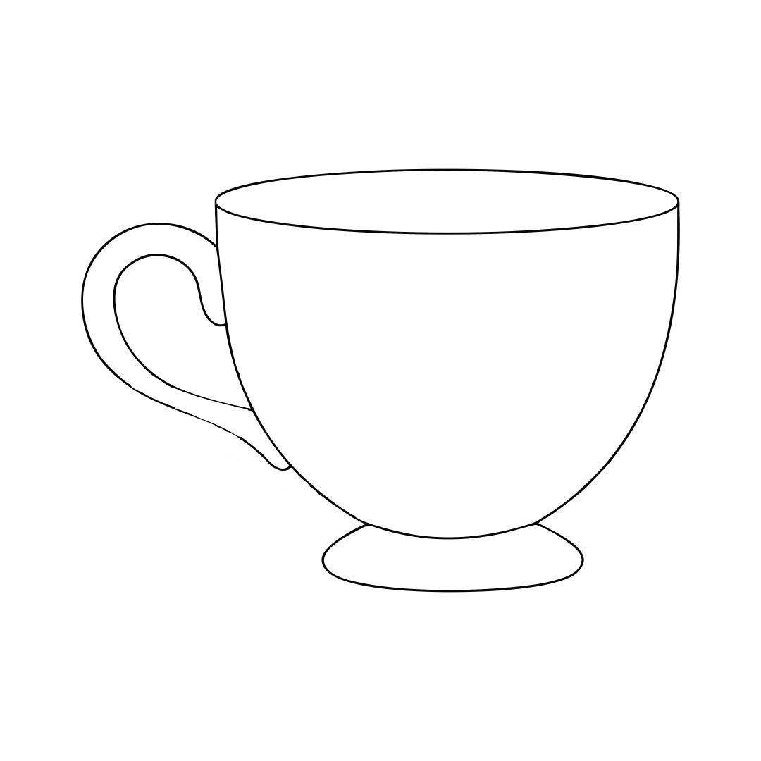 Free Printable Tea Cup Template with regard to Free Printable Teacup Template