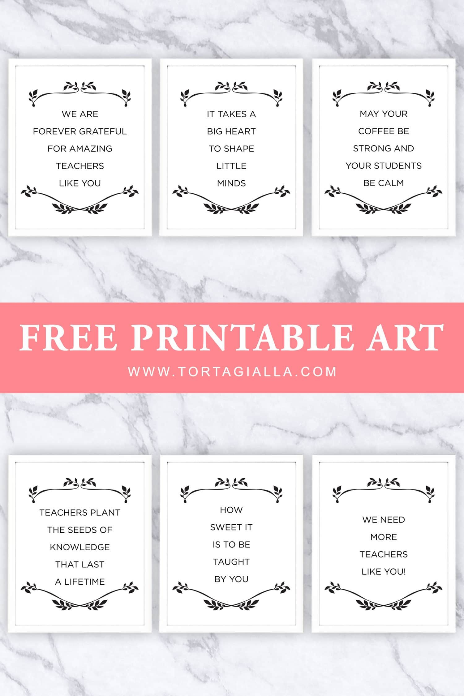 Free Printable Teacher Appreciation Quotes throughout Free Printable Quotes for Teachers