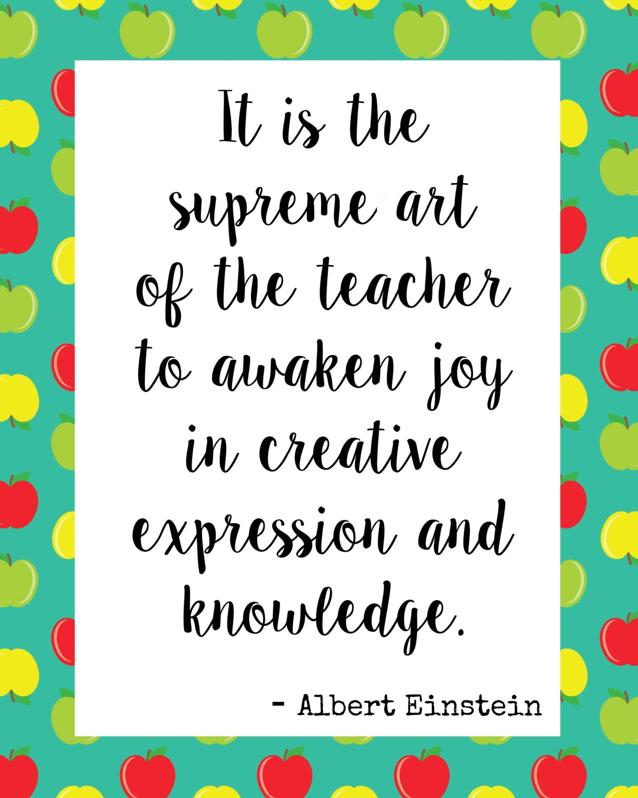 Free Printable Teacher Quote - Print, Frame, Gift! - Mama Cheaps® inside Free Printable Quotes for Teachers