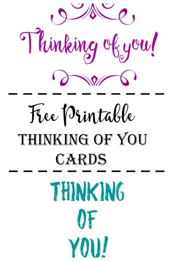 Free Printable Thinking Of You Cards regarding Free Printable Funny Thinking Of You Cards