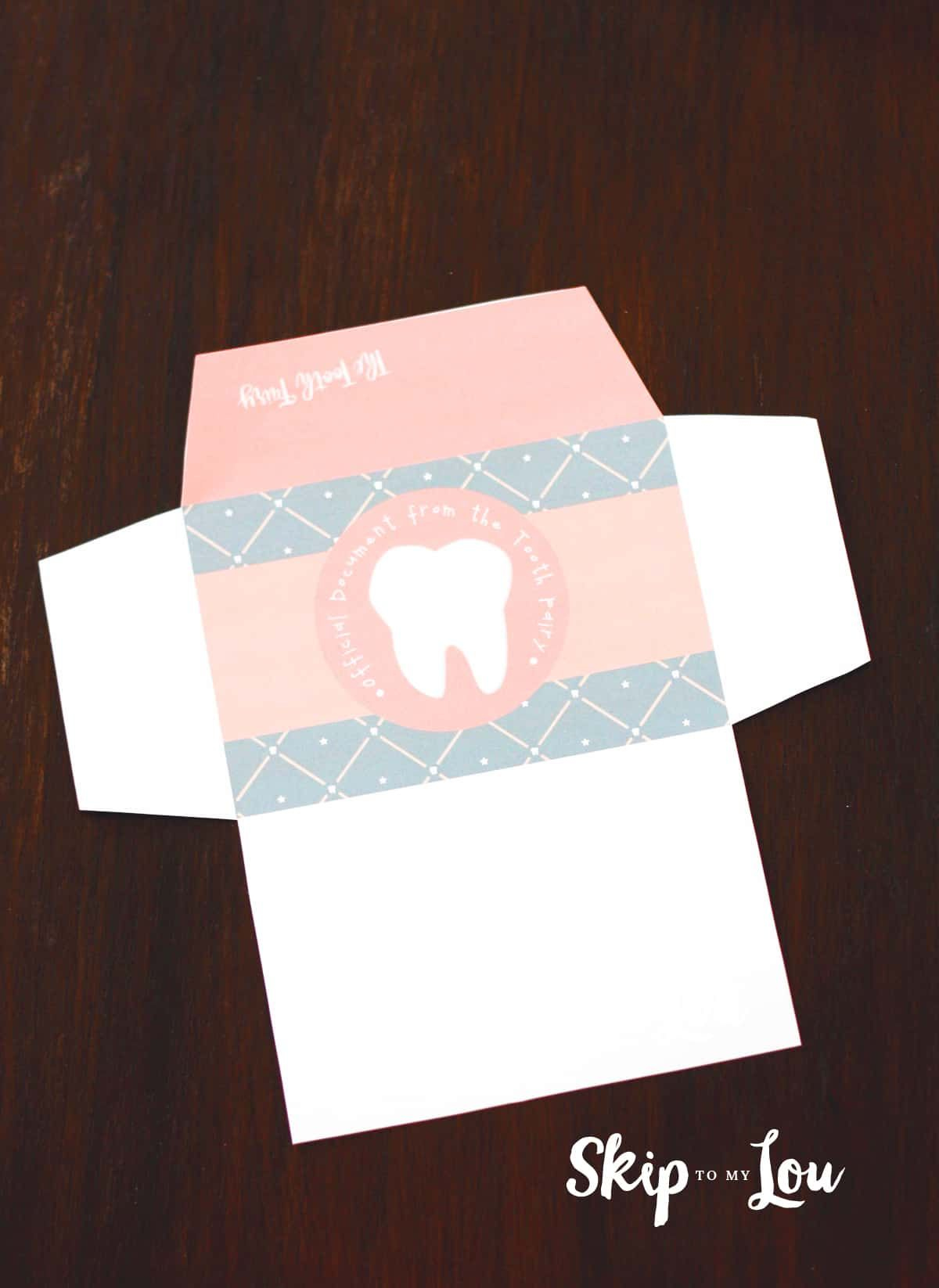 Free Printable Tooth Fairy Letter | Skip To My Lou with Free Printable Tooth Fairy Letter and Envelope