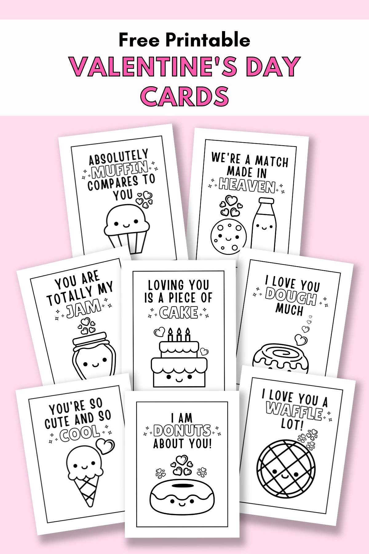 Free Printable Valentine&amp;#039;S Cards To Colour — Gathering Beauty intended for Free Printable Valentines Day Cards For Parents