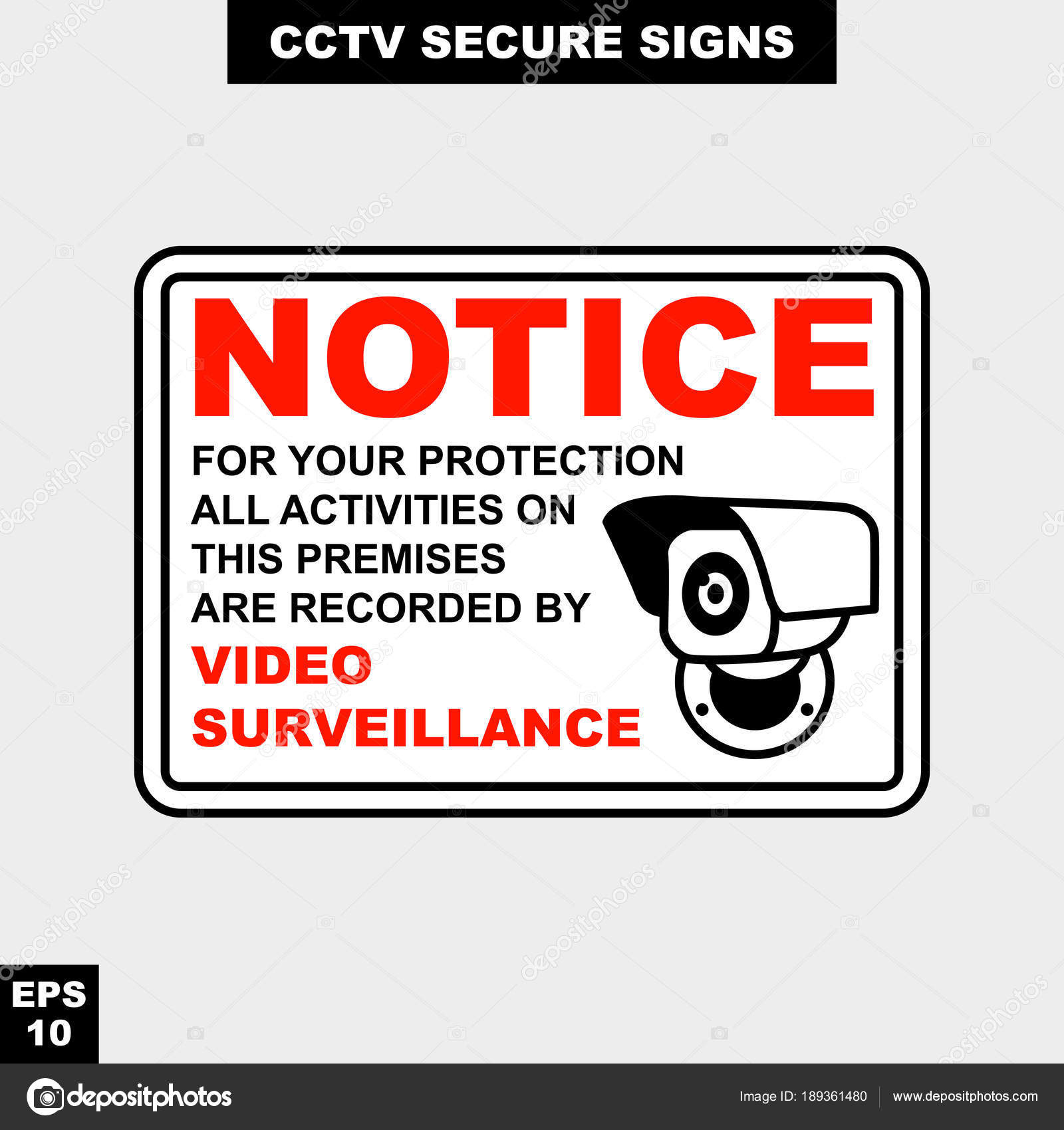 Free Printable Video Surveillance Signs with regard to Printable Video Surveillance Signs Free