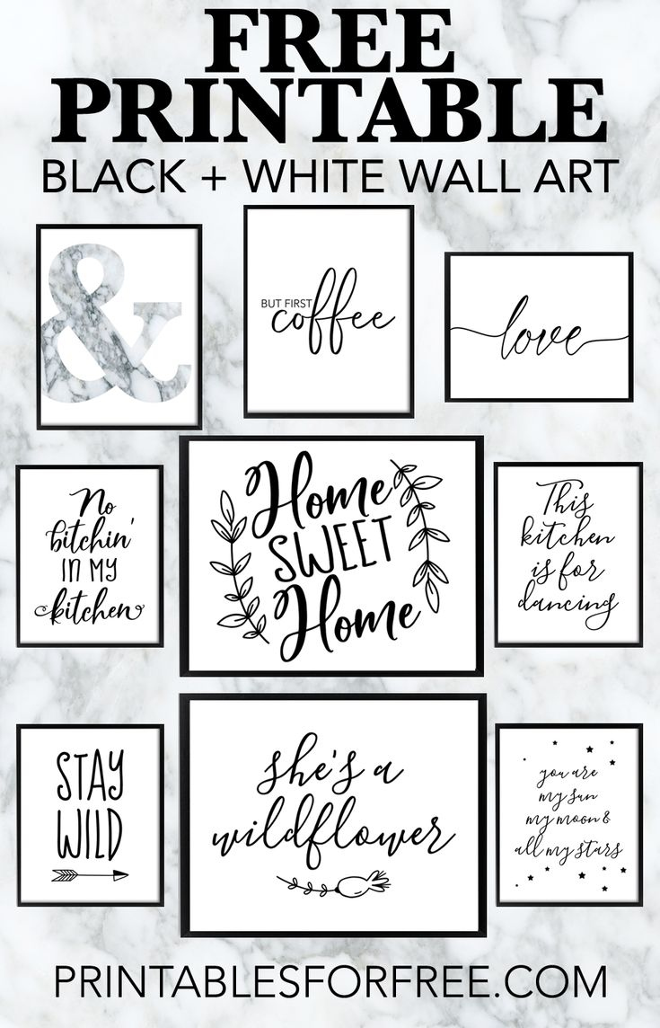 Free Printable Wall Art - Free Art Downloads | Wall Decor in Free Printable Decor