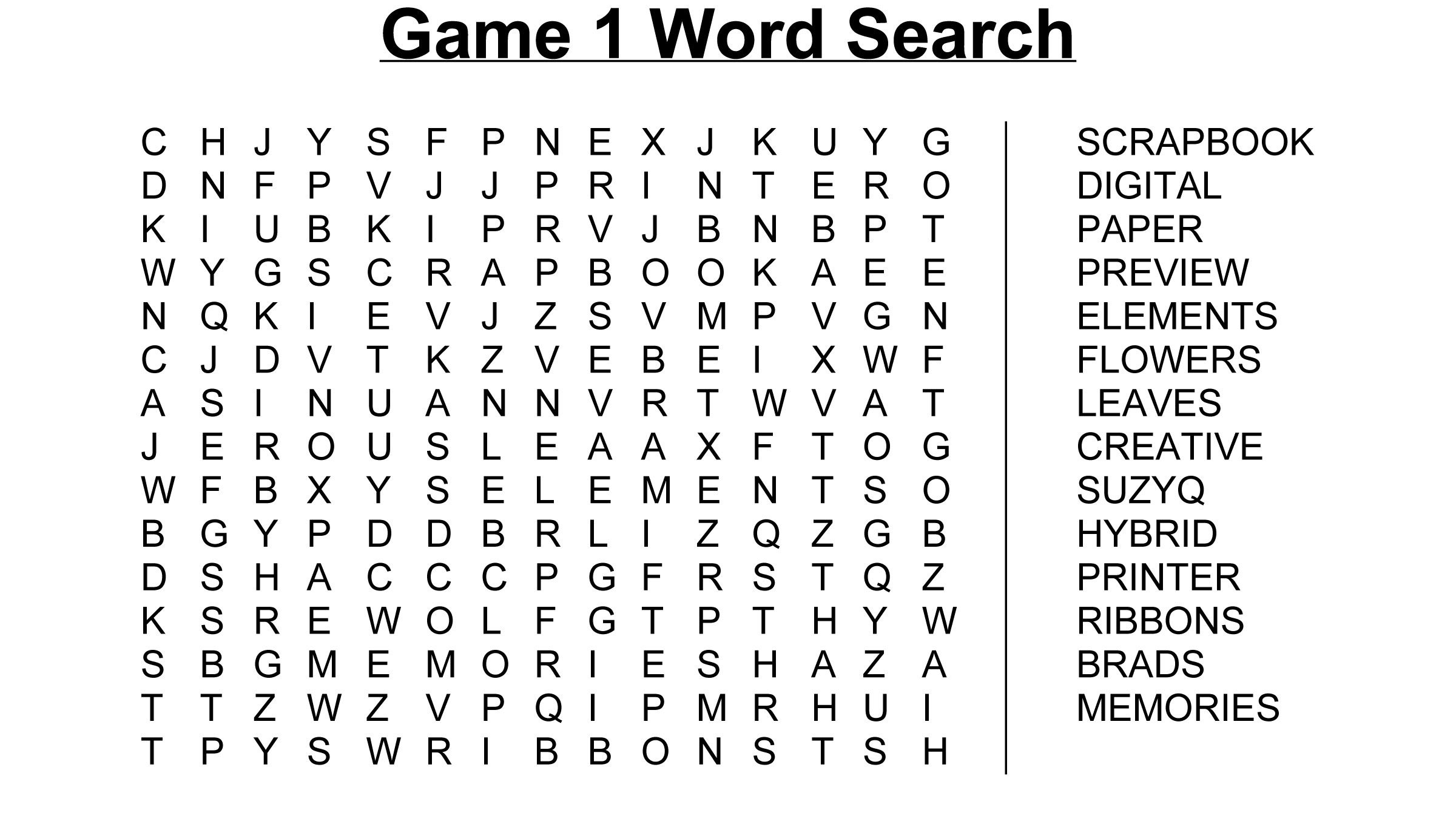 Free Printable Word Search with regard to Free Printable Word Puzzles