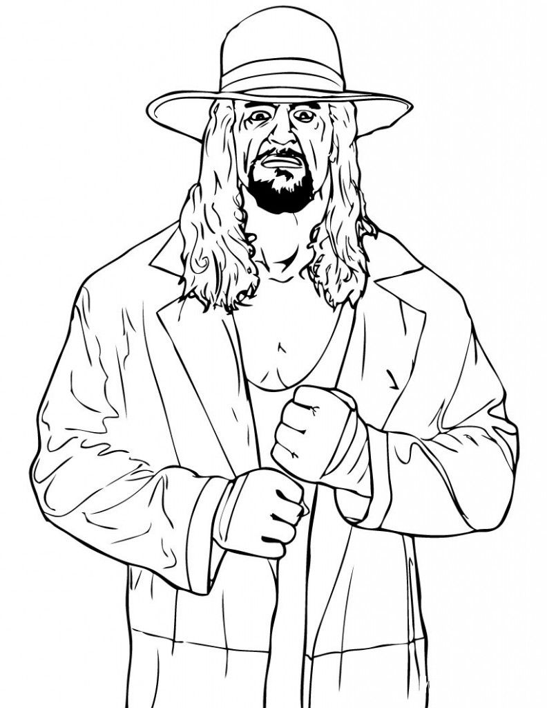 Free Printable Wwe Coloring Pages For Kids within Wwe Colouring Pages Free Printable