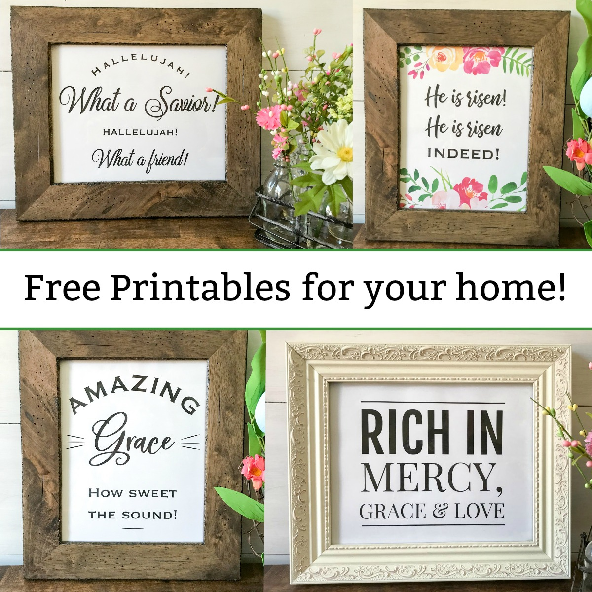 Free Printables Christian Wall Art - Spring And Easter Decor within Free Printable Christian Art