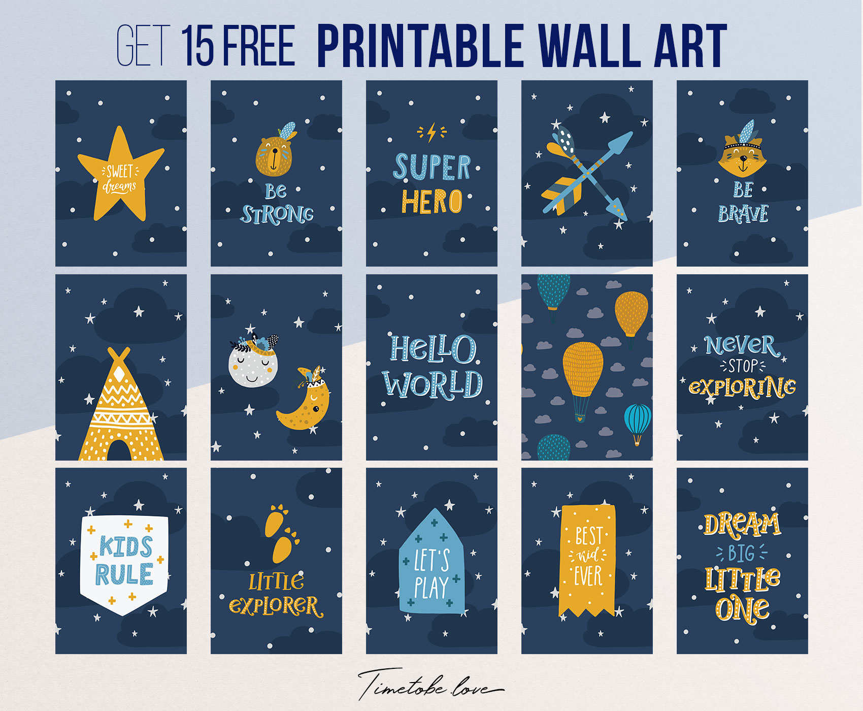 Free Printables For Boy Nursery Navy Ideas - Timetobe - Free inside Free Nursery Printables Boy