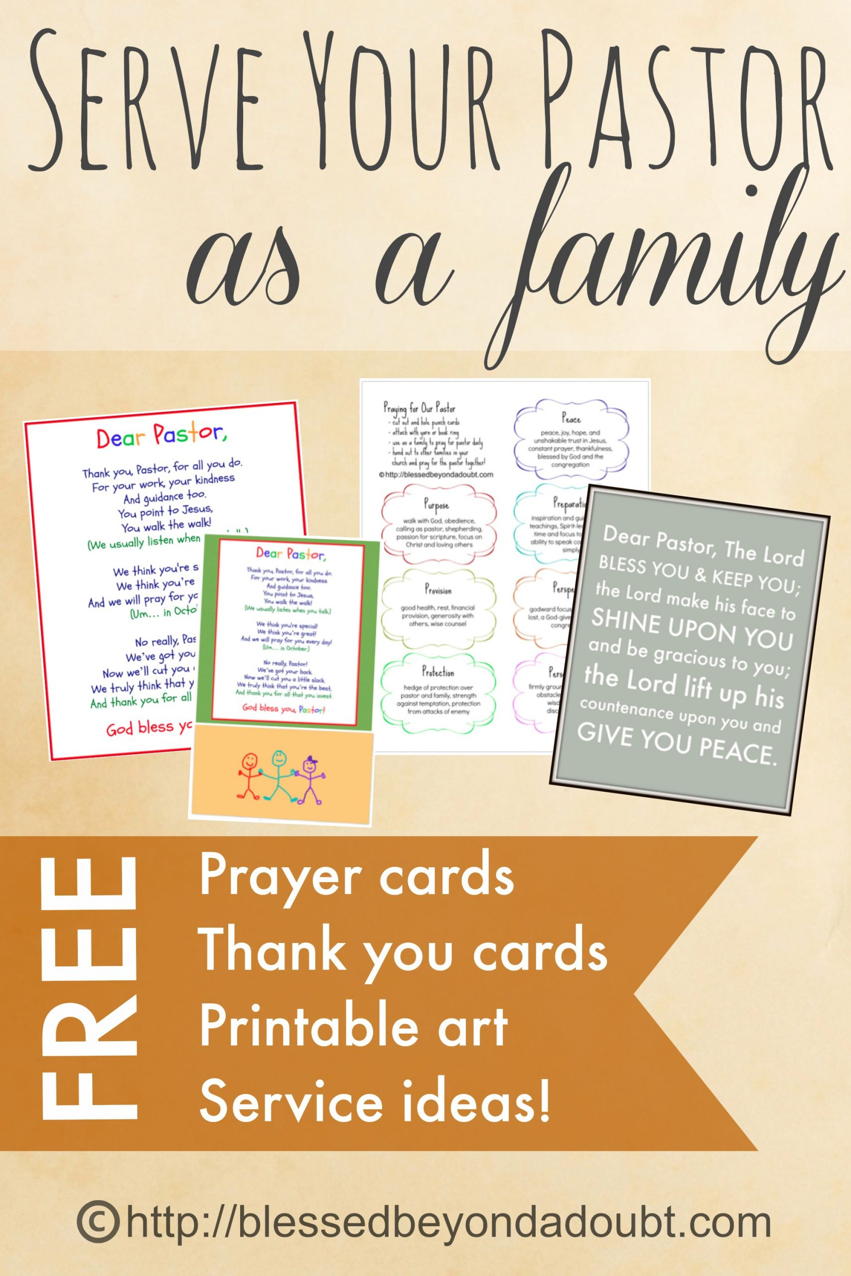 Free Printables For Pastor Appreciation Month! with Pastor Appreciation Cards Free Printable