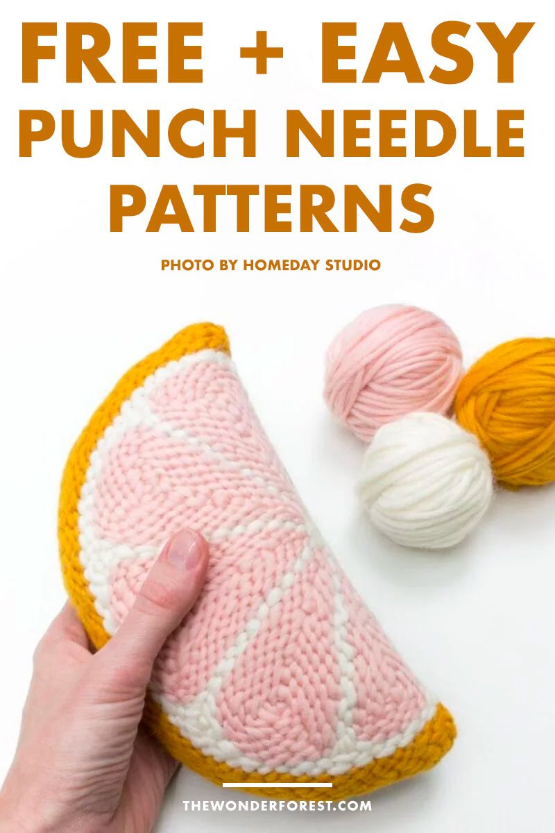 Free Punch Needle Embroidery Patterns - Wonder Forest pertaining to Free Printable Punch Needle Patterns