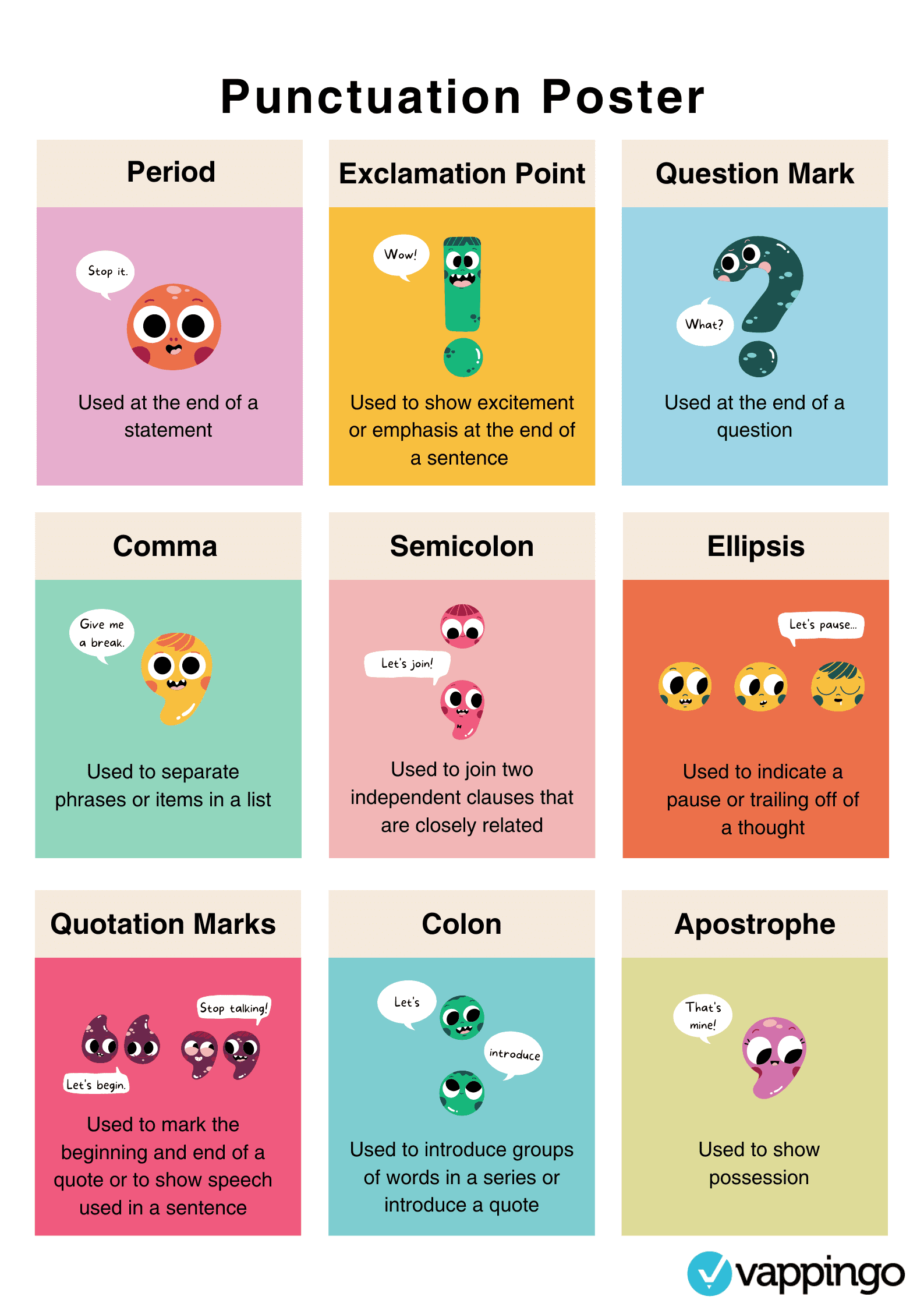 Free Punctuation Poster | Download Your Free Pdf Copy Now with regard to Punctuation Posters Printable Free