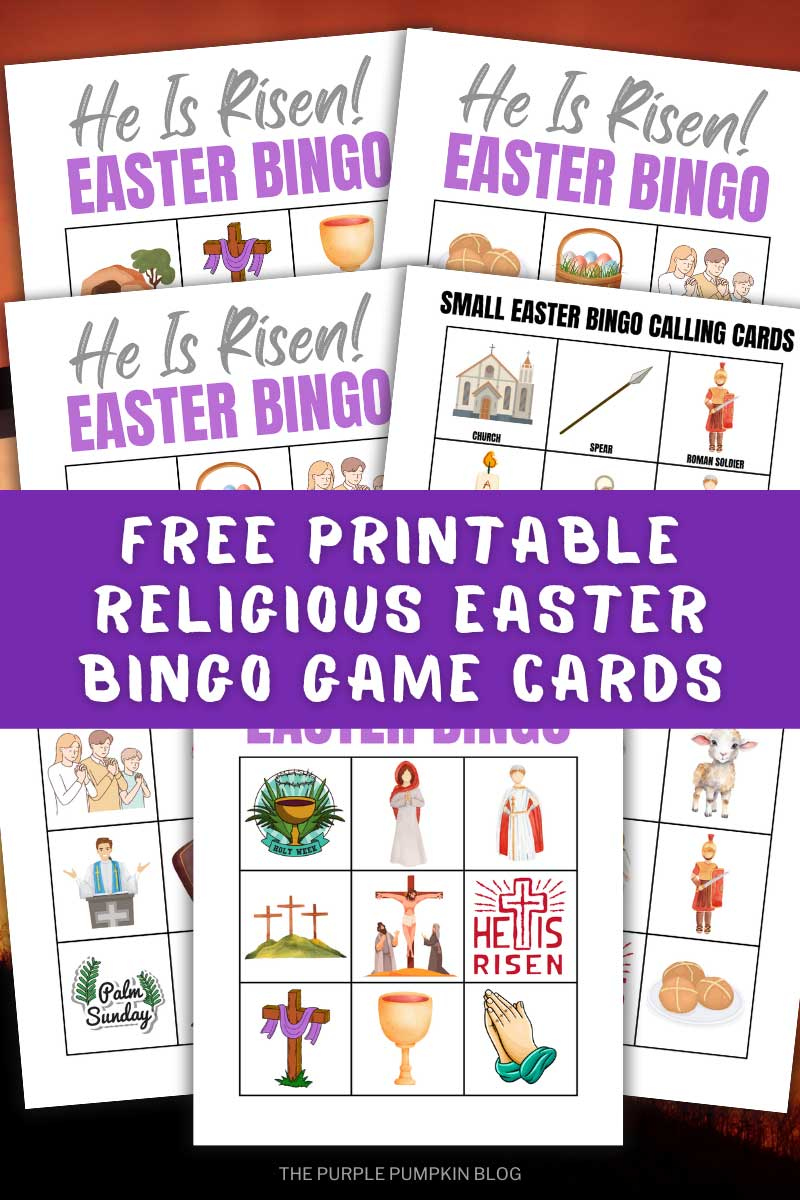 Free Religious Easter Bingo Printable Game Cards intended for Free Printable Religious Easter Bingo Cards