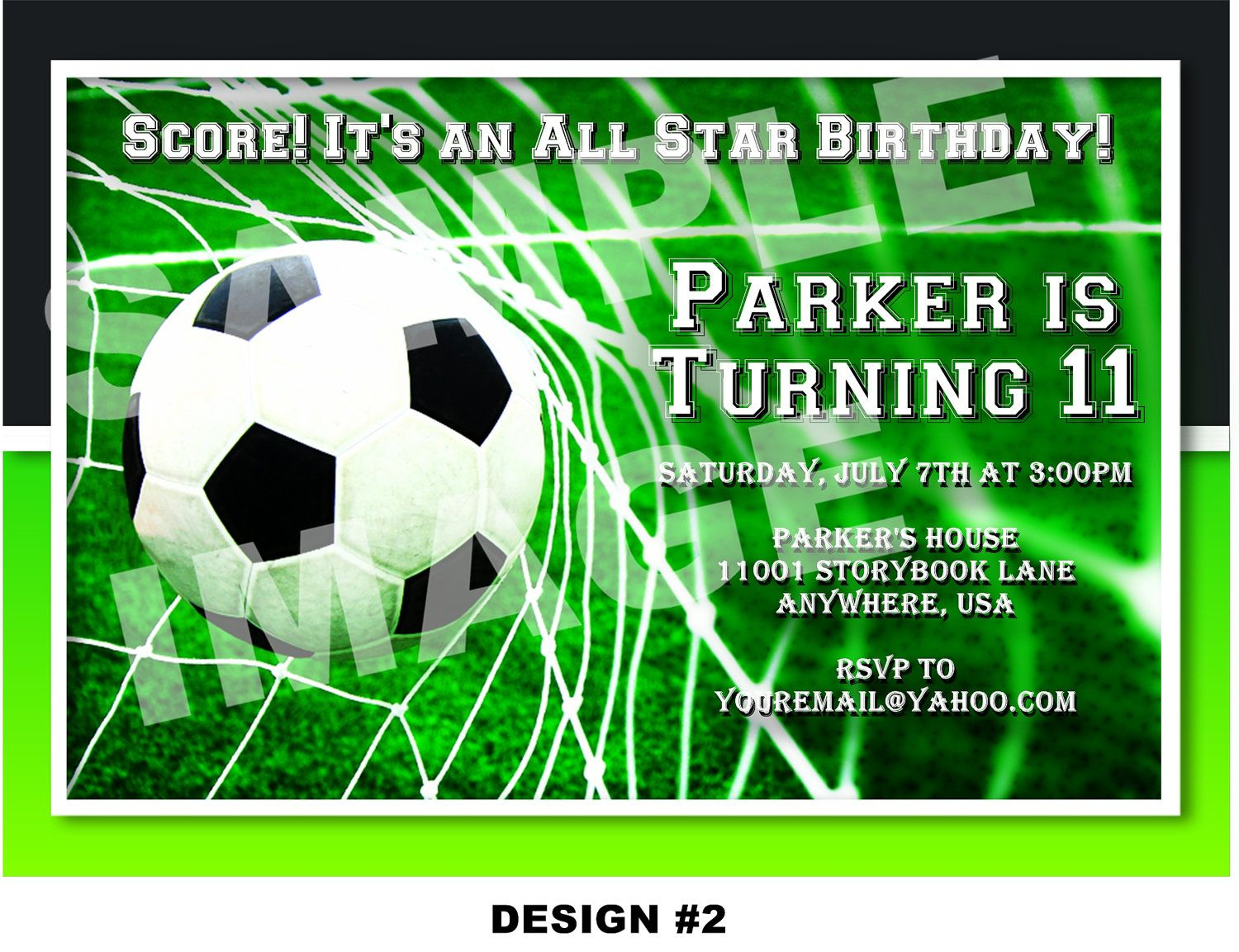 Free Soccer Invitation | Football Party Invitations, Soccer intended for Free Printable Soccer Birthday Invitations