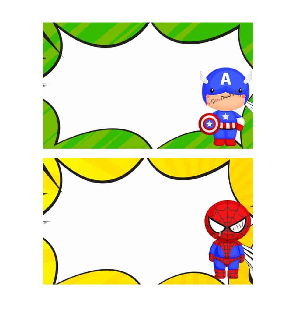 Free Superhero Name Tags – Tribobot X Mom Nessly within Superhero Name Tags Free Printable