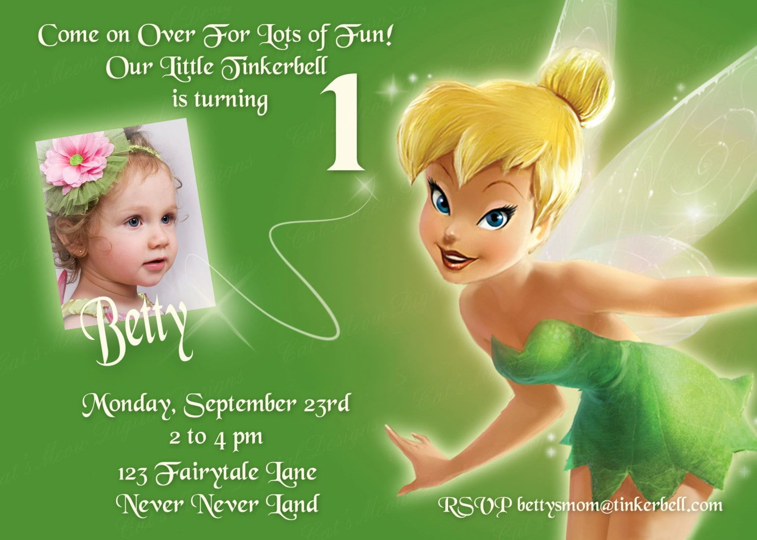 Free Tinkerbell Birthday Invitations | Free Printable Birthday with regard to Free Tinkerbell Printable Birthday Invitations