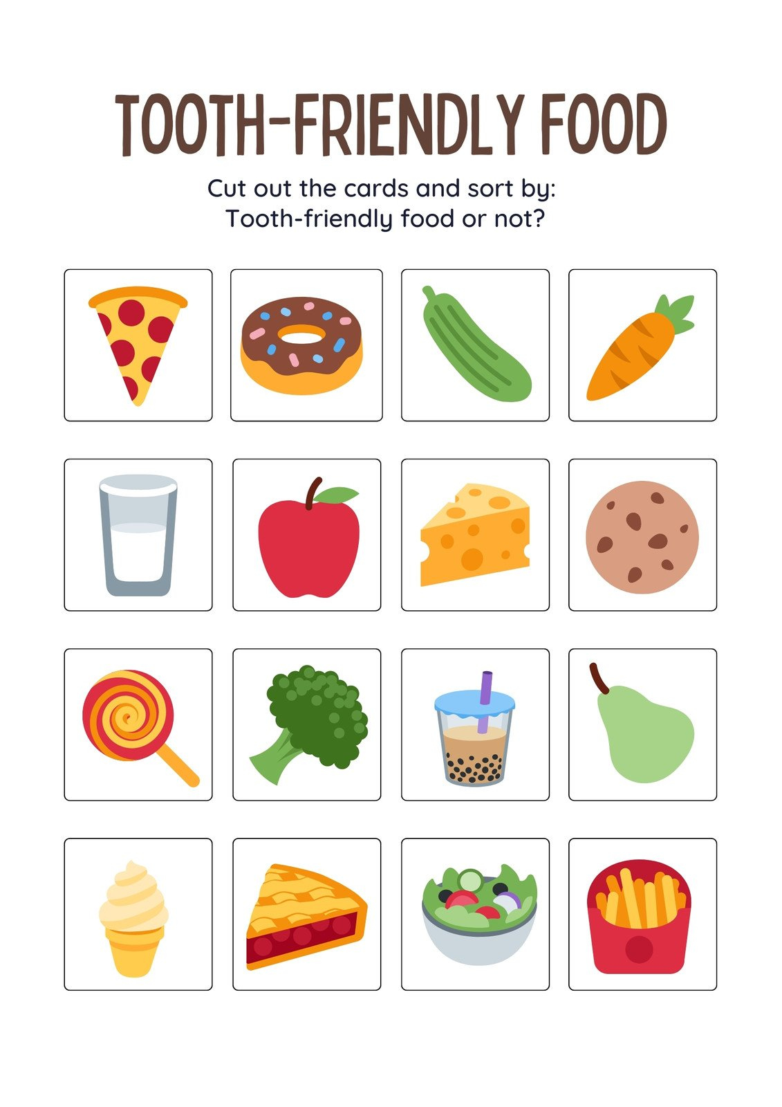 Free To Customize And Print Food Worksheet Templates | Canva for Free Printable Healthy Eating Worksheets