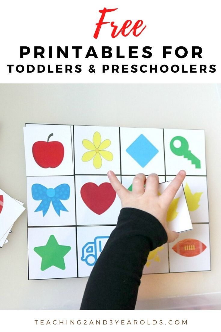 Free Toddler And Preschool Printables throughout Toddler Learning Activities Printable Free