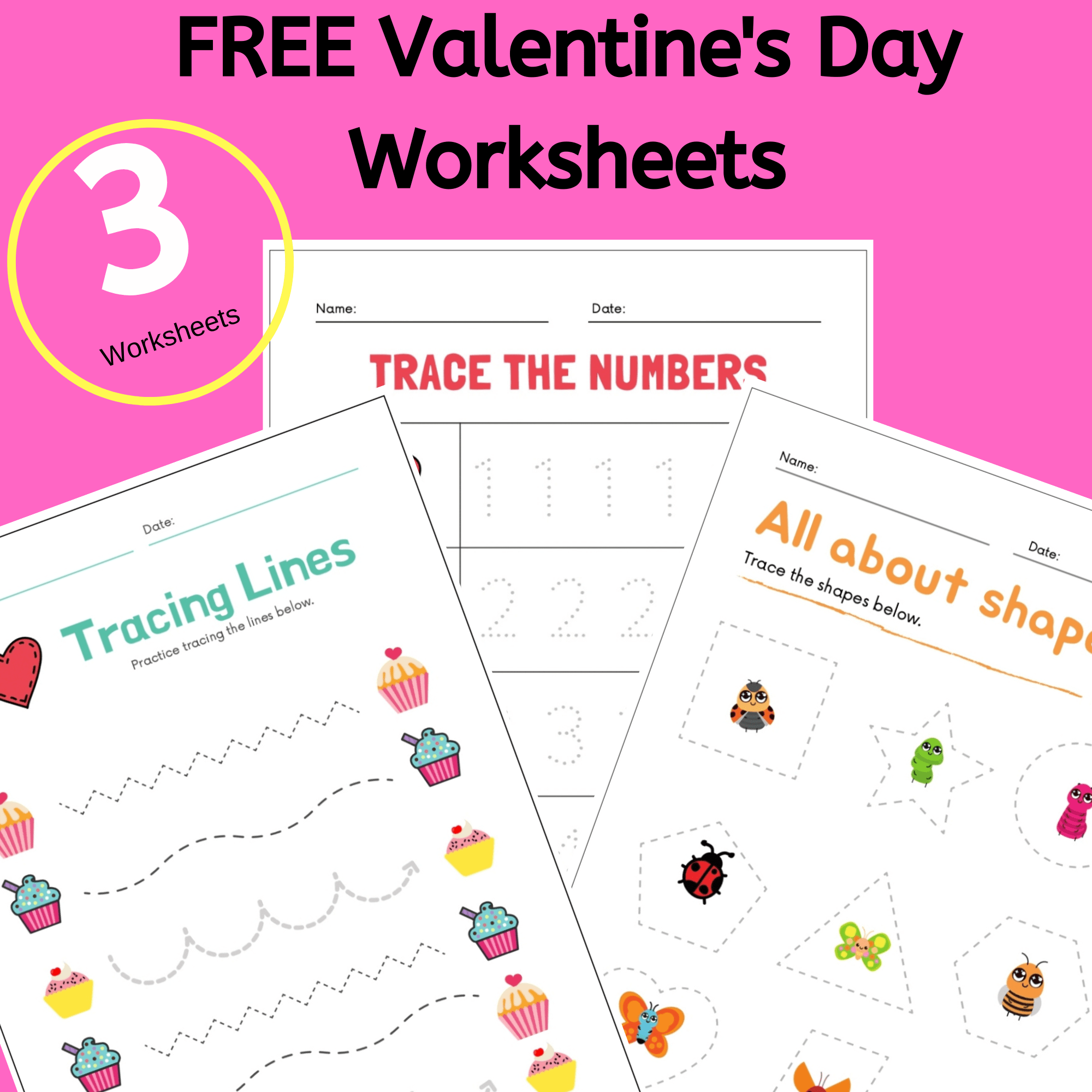 Free Valentine Day Worksheets For Preschool - inside Free Printable Valentine Worksheets for Preschoolers