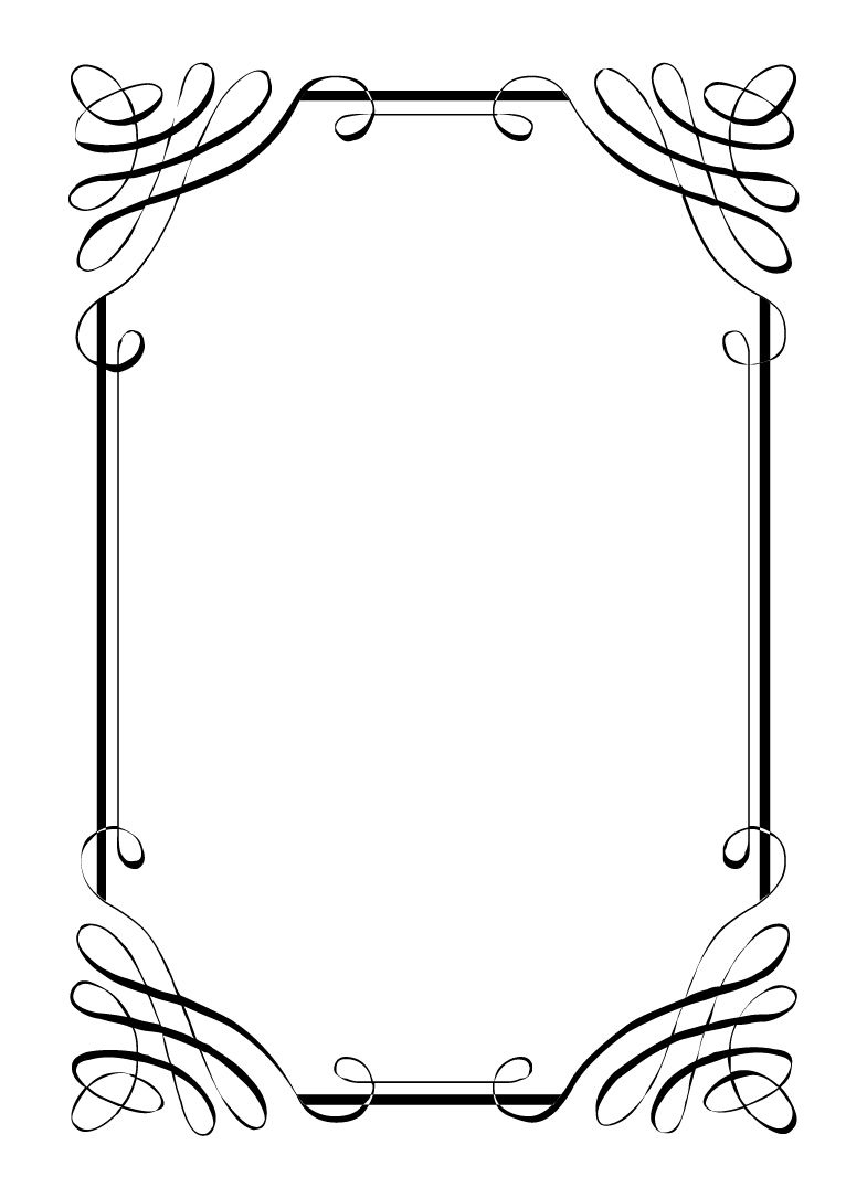 Free Vintage Clip Art Borders And Frames within Free Printable Borders And Frames