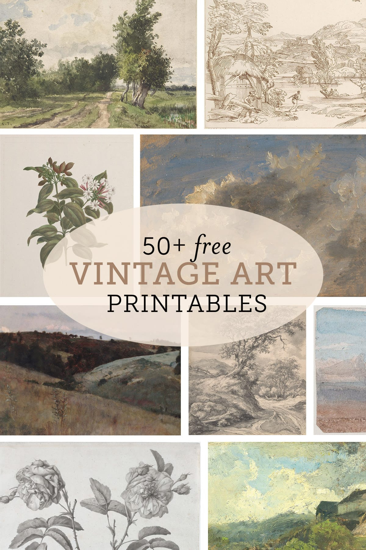 Free Vintage Printable Art Sources - Jenna Sue Design for Free Printable Images