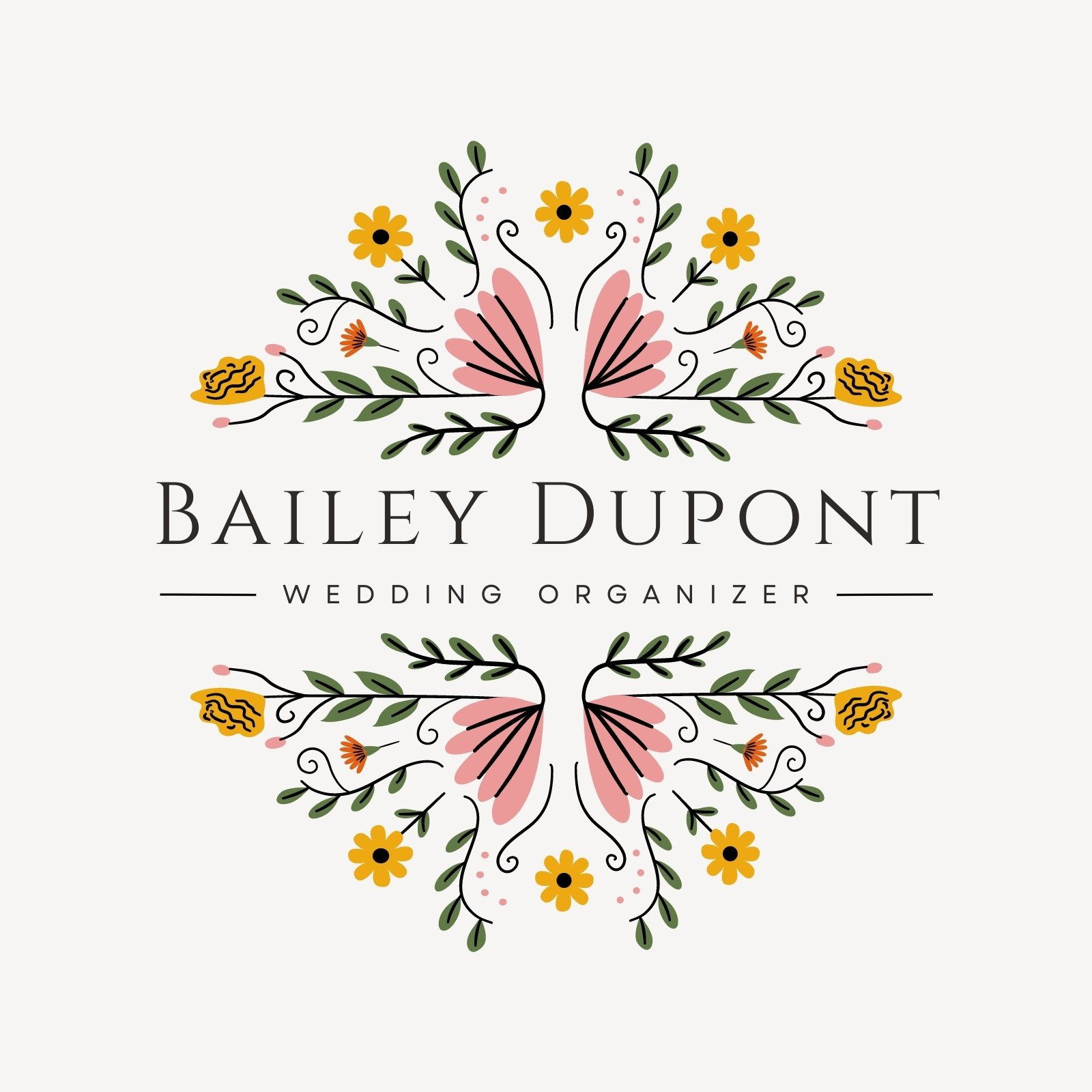 Free Wedding Logo Templates To Customize And Print | Canva for Free Printable Monogram Wedding Invitation Templates