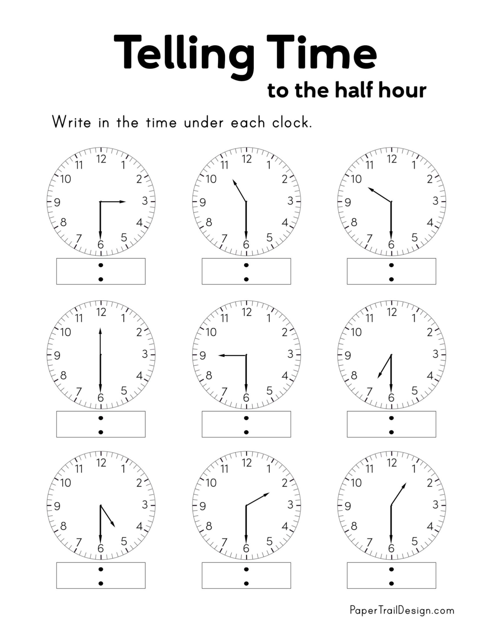 Fun And Educational Telling Time Worksheets | Free Printables with regard to Free Printable Time Worksheets for Kindergarten