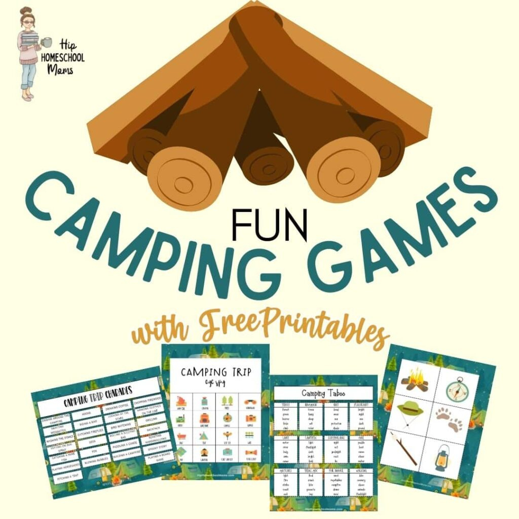 Fun And Free Camping Games (With Printables) – Homeschool Travel for Free Printable Camping Games