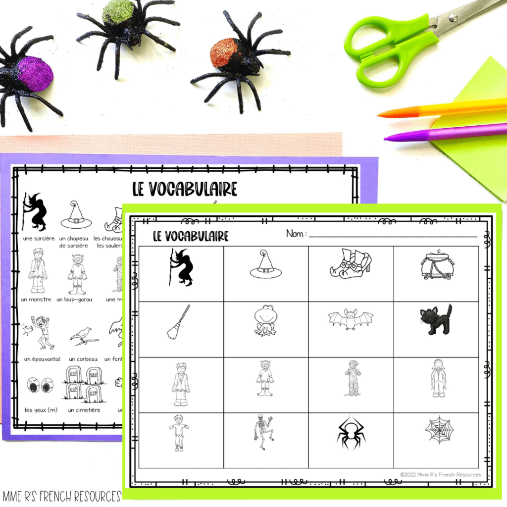 Fun French Halloween Activities - Mme R&amp;#039;S French Resources pertaining to Free Printable French Halloween Worksheets