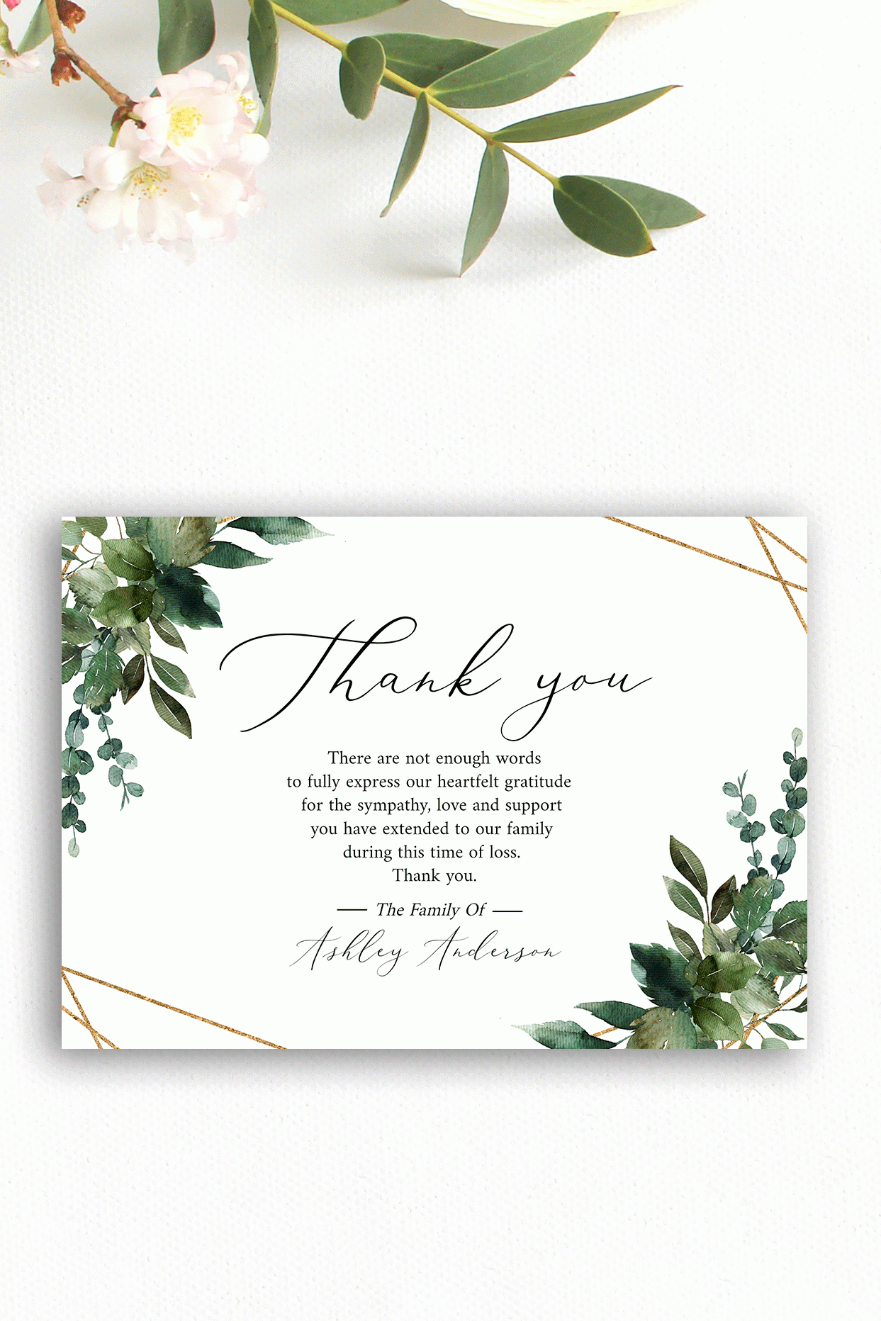 Funeral Thank You, Celebration Of Life, Funeral Thank You Photo pertaining to Thank You Sympathy Cards Free Printable