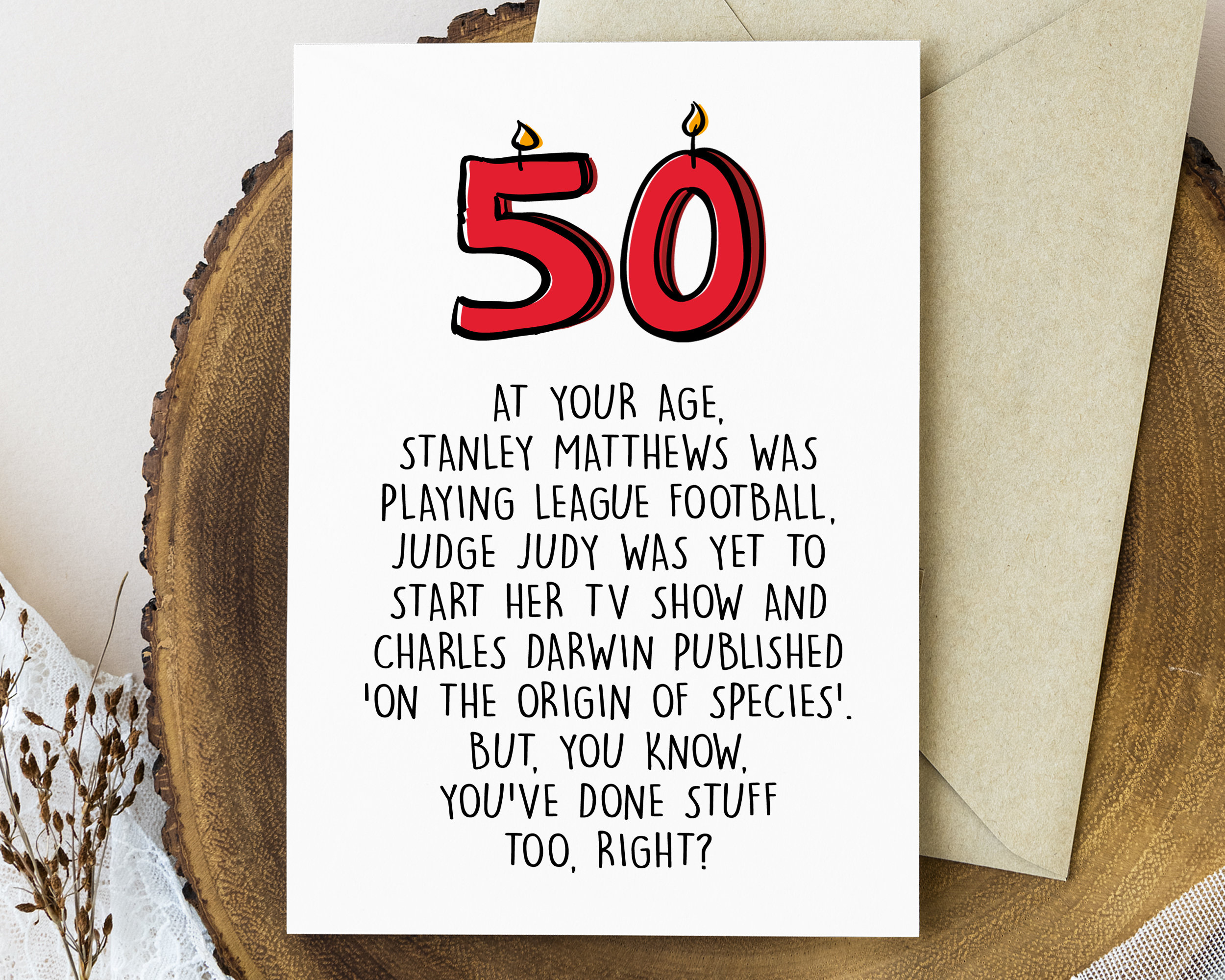 Funny 50Th Birthday Card Printable, 50Th Birthday Gift For Men Or for Free Printable 50Th Birthday Cards Funny