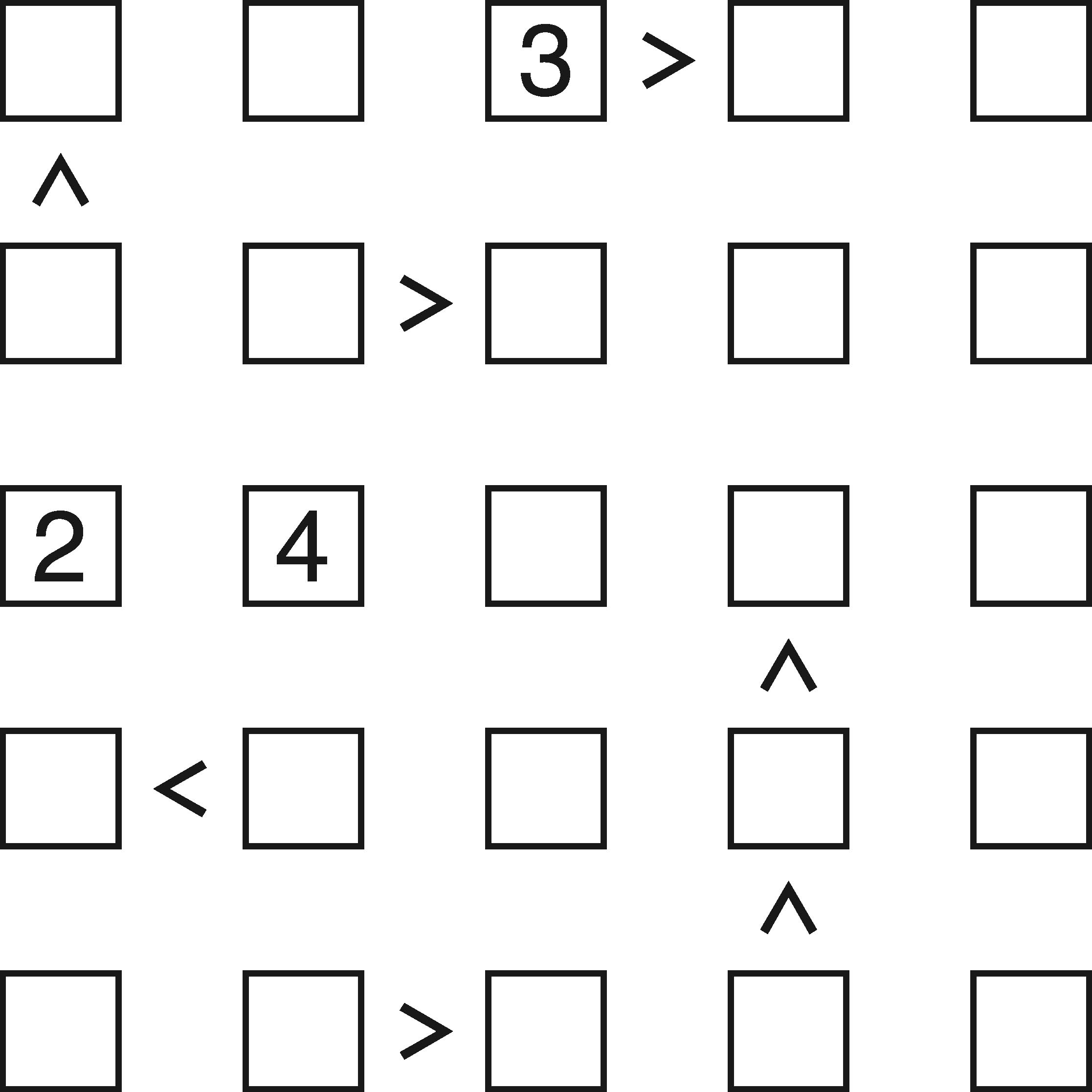 Futoshiki - Puzzler pertaining to Free Printable Futoshiki Puzzles