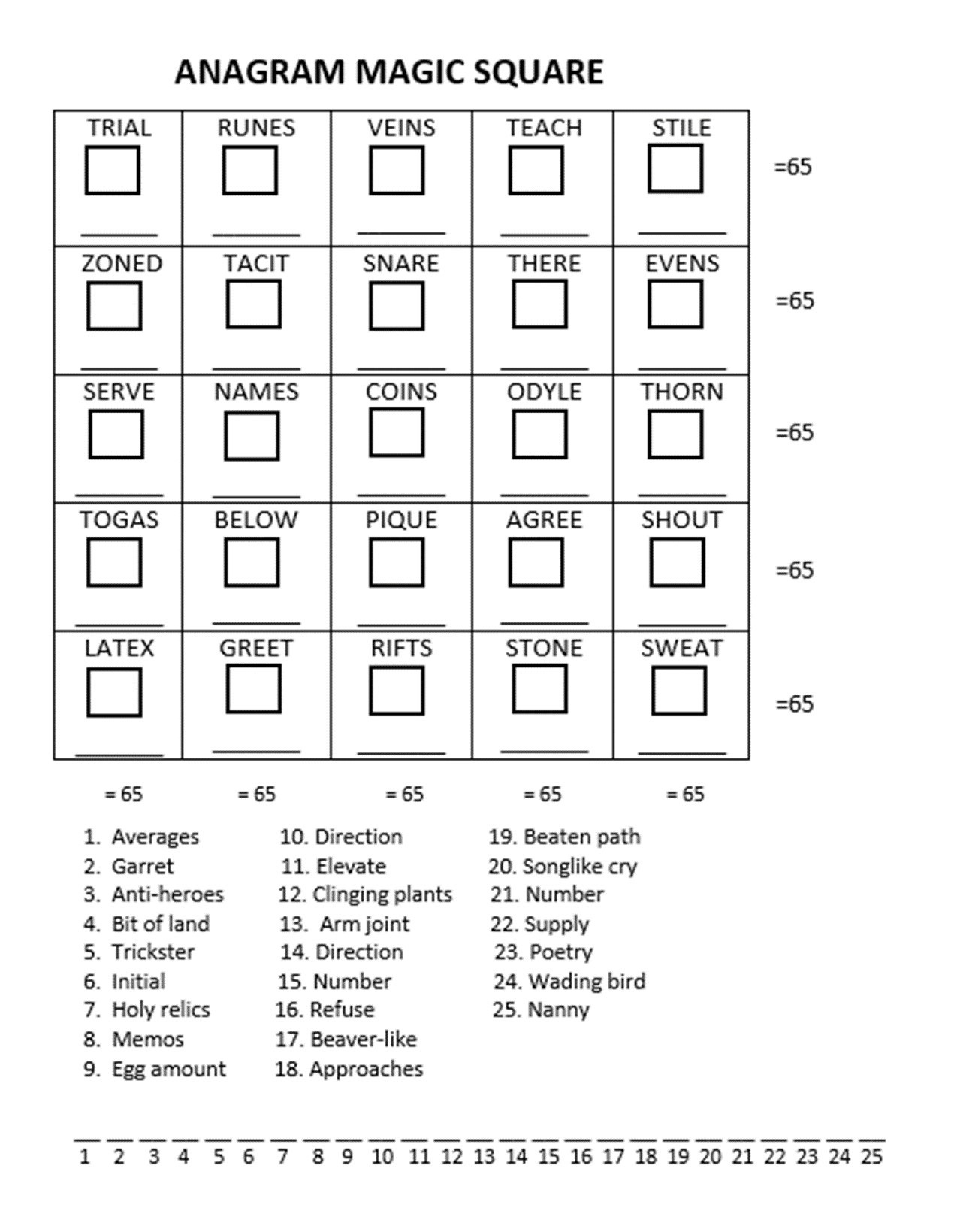 Gc8Eevd It&amp;#039;S Magic! (Unknown Cache) In Washington, United States throughout Free Printable Anagram Magic Square Puzzles