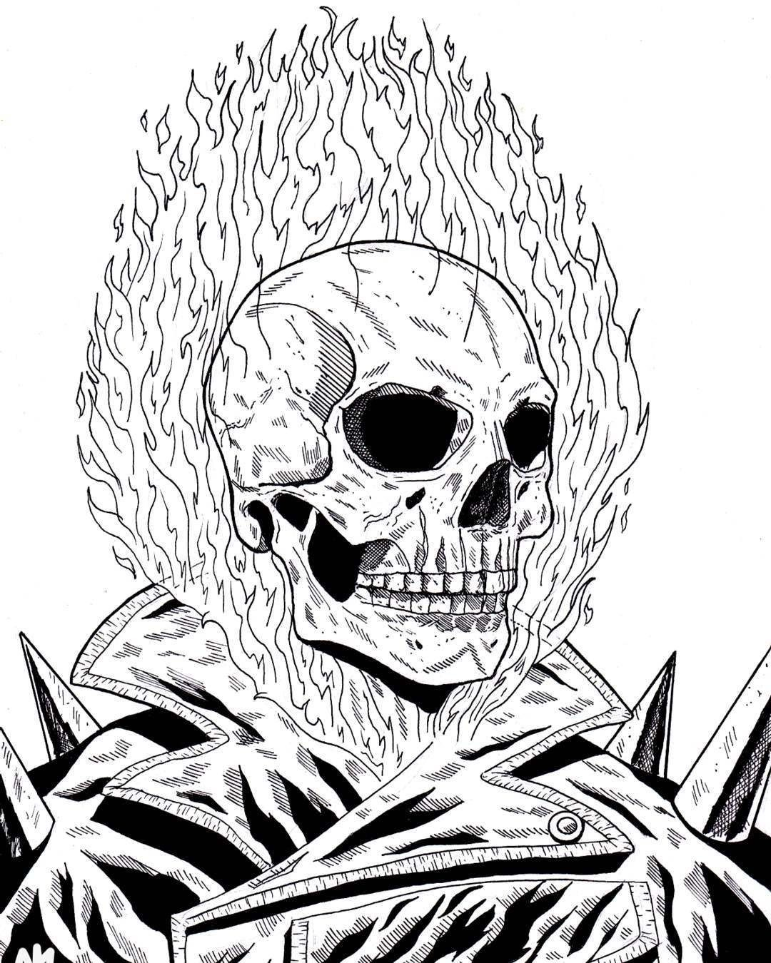 Get Ghost Rider Coloring Pages Pdf Here - Coloringfolder throughout Free Printable Ghost Rider Coloring Pages